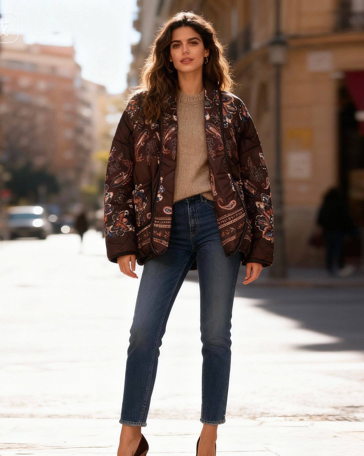 REMOVED BRAND - Wholesale Coat - Women's - PRINTED COAT 0