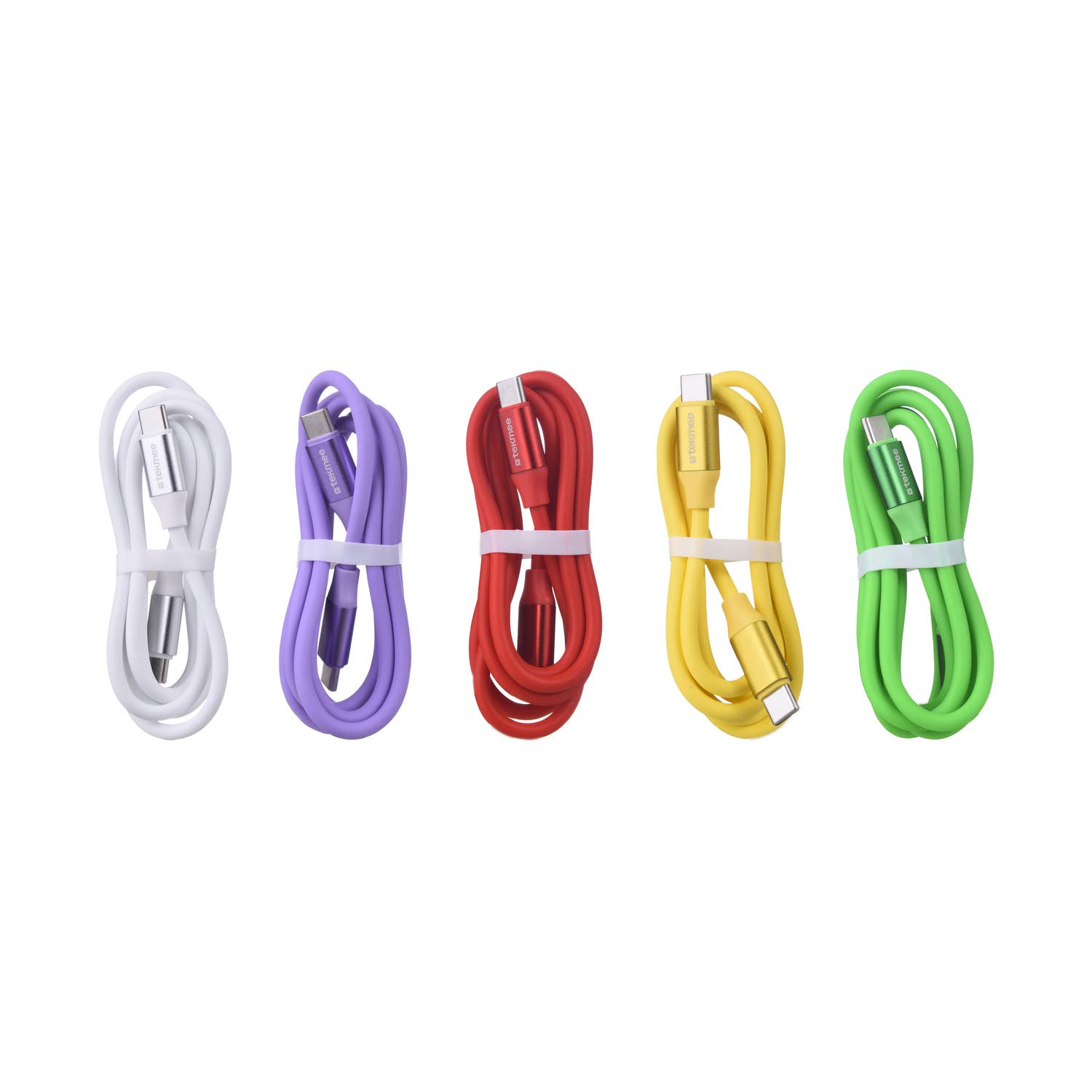 Tekmee - Vente Chargeurs portables - Câble de Recharge d'1 mètre Type-C à Type-C en Silicone 2