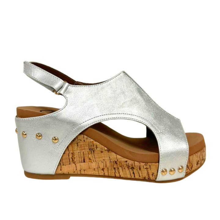 Maker's Shoes - Wholesale Wedges - Women's - HANNAH Peep Toe Cork Women Platform Sandal Velcro Slingback6
