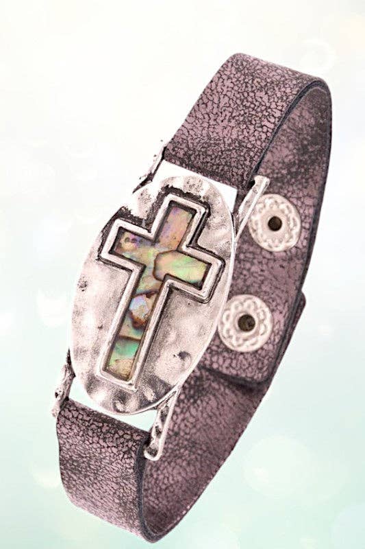 Andrea Bijoux – wholesale Manschettarmband – HAMRAD KORS ACCENT LÄDERIMITATIONARMBAND2