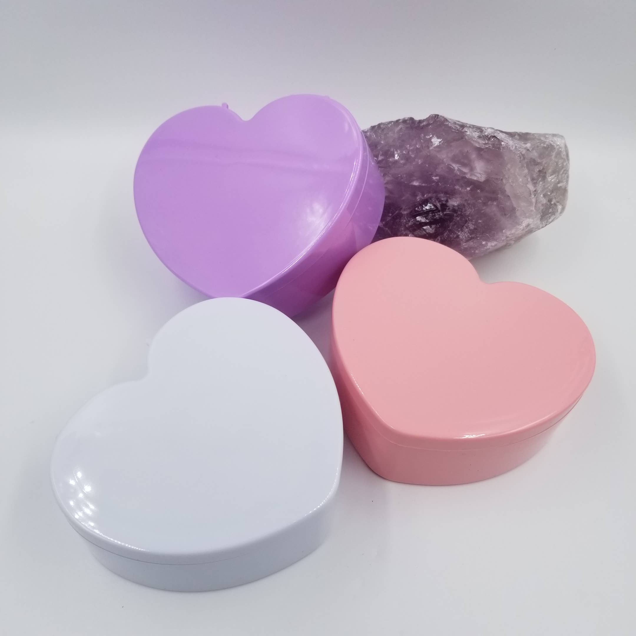 magnolia jewelry - Wholesale Jewelry Box/Organizer - Heart Jewelry Box Double Deck Storage box Valentine Gift1