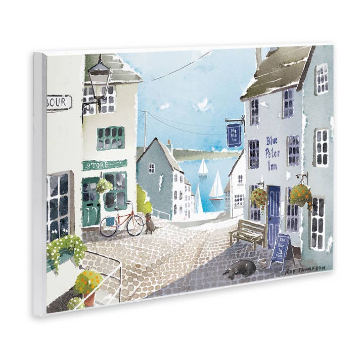 Stupell Industries - Wholesale Wall sign - Coastal Town Seaport Sailboats - Unframed Wall Art3