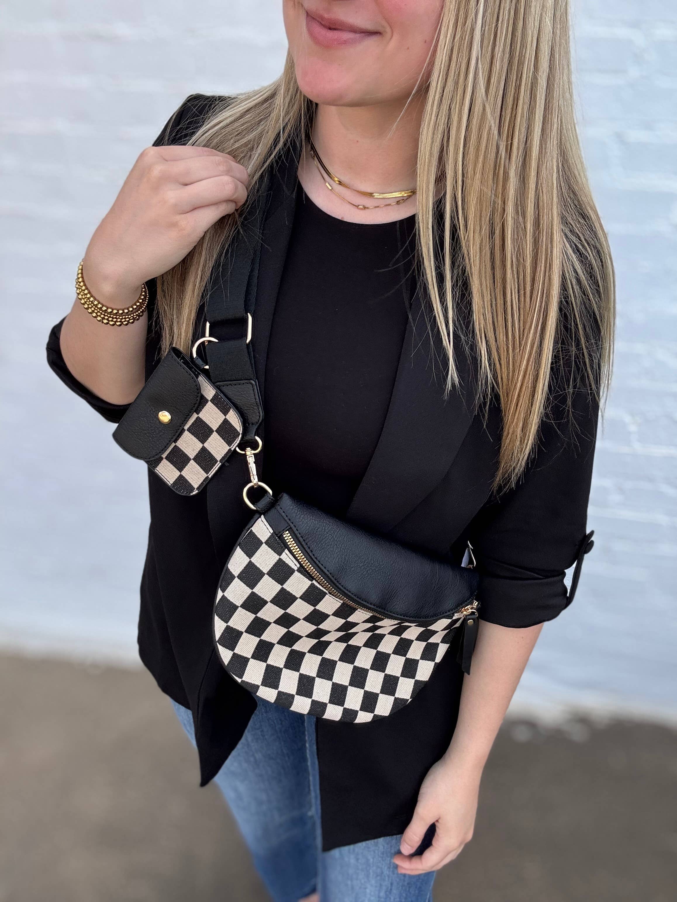 Kaydee Lynn LLC - Wholesale Belt Bag - Women's - Checkmate Bum Bags4