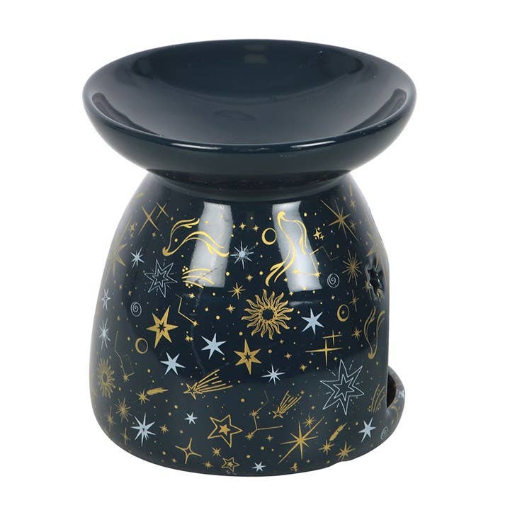 Something Different Wholesale - Wholesale Wax Warmer - Blue Starry Night Celestial Oil Burner and Wax Warmer2