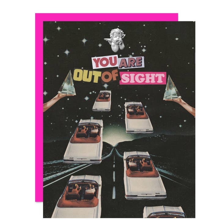 Aus den Augen – Liebeskarte für den Großhandel von Greenwich Letterpress