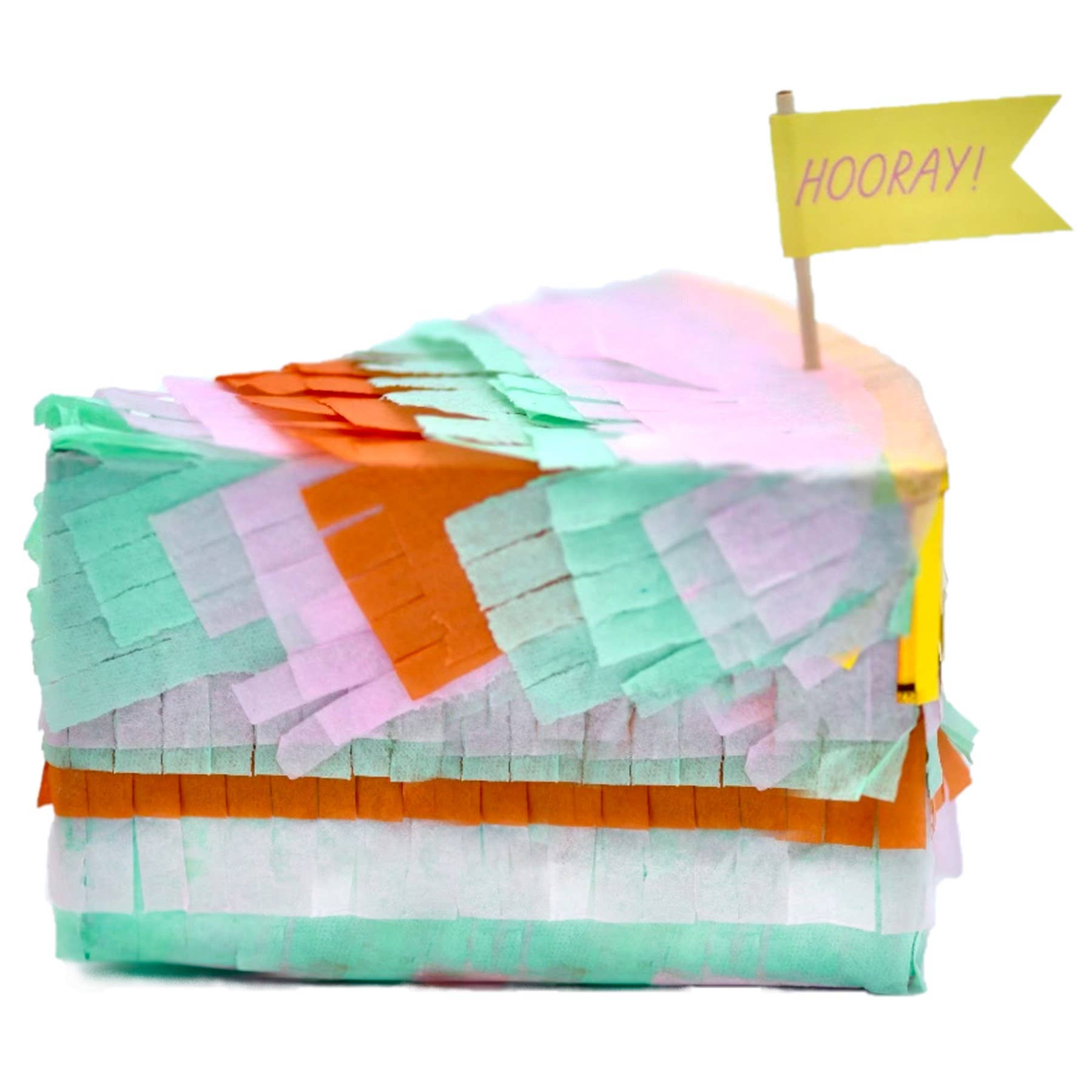 TOPS Malibu - Wholesale Cake - Refillable Tabletop Piñata Cake Slices - Festive - 7 Piñatas1