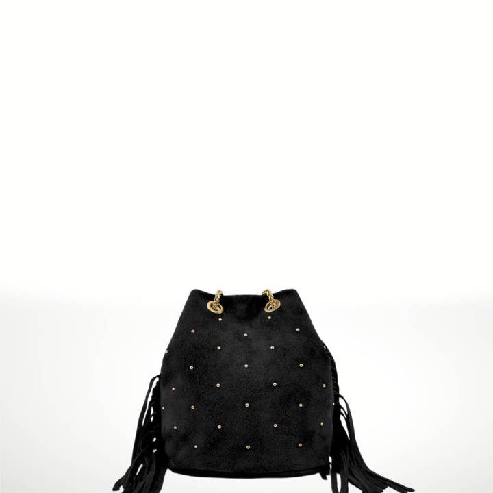 ITALIAN'S LEATHER - Wholesale Shoulder bag – women's - Flora ² Suede leather shoulder bag