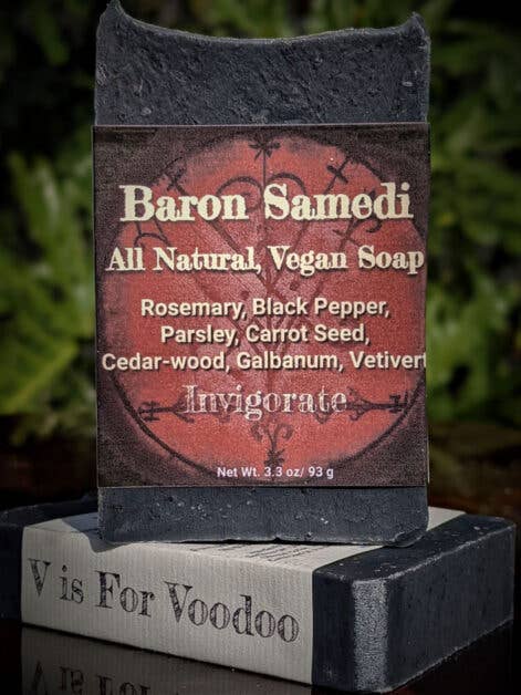 Baron Samedi Vegan Soap for wholesale by V is for Voodoo LLC