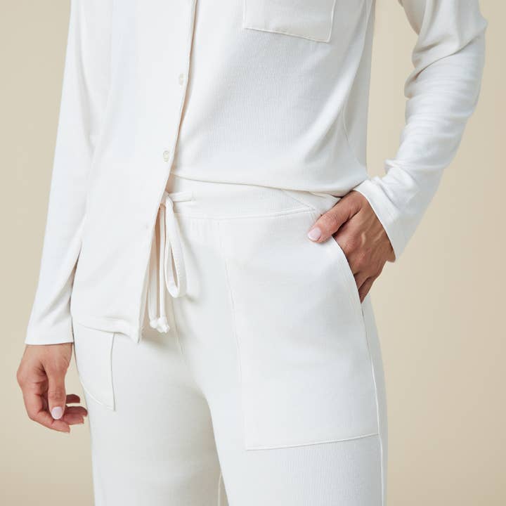 Softies - Wholesale Sleepwear Set - Women's - Sleep Soft Slim Notch Collar PJ Set for Women