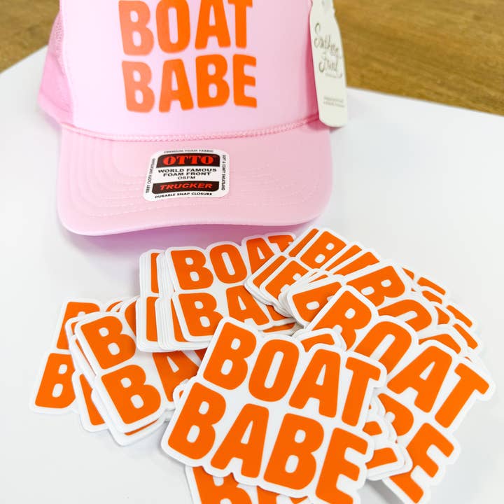 SOUTHERN FRIED DESIGN BARN - Wholesale Sticker - Boat Babe Sticker1