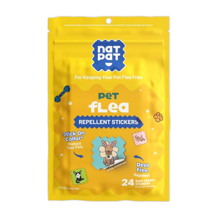 NATPAT - Wholesale Pet supplement – Cat/dog - NATPAT Pet Flea Repellent Stickers: Natural Pet Care Patches2