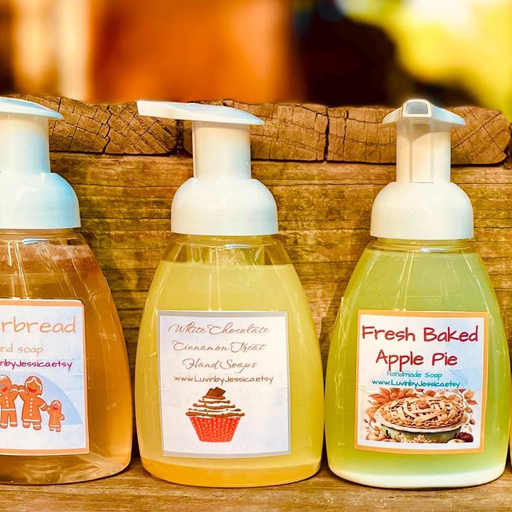 Natural Castile Oil Foaming Hand Soap: Choose Your Scent #2 for wholesale by LuvinbyJessica.etsy.com