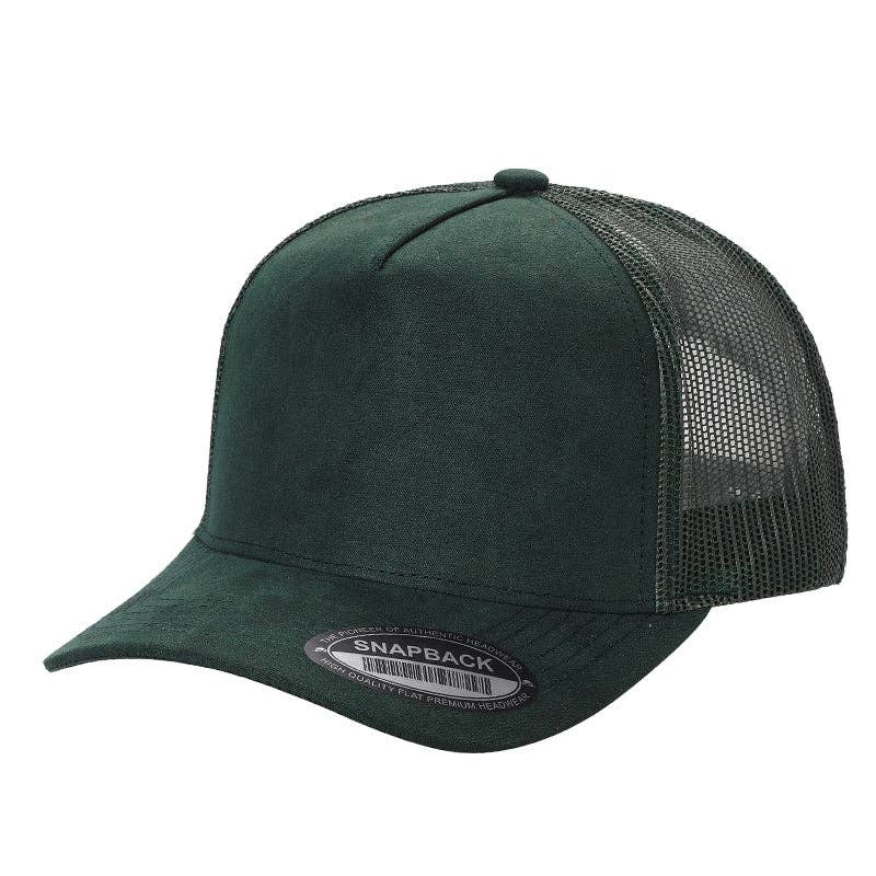 Burzip collection - Wholesale Trucker Hat - Unisex - TC2-PC>5PANEL SUEDE FRONT AND MESH BACK CAPS SUM PREPACK  1