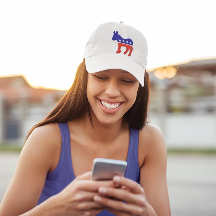 Donkey -Political Democrat - DNC - USA - Iron on Patch for wholesale by Wholesale Applique