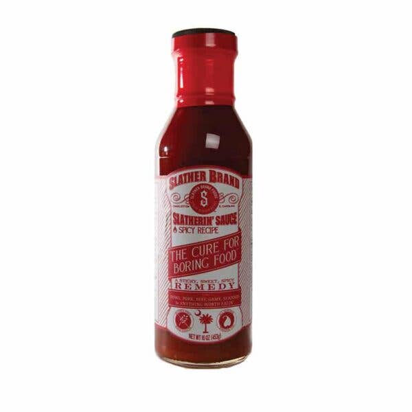 12 oz Slatherin' Sauce Bold Recipe for wholesale by Slather Brand Foods