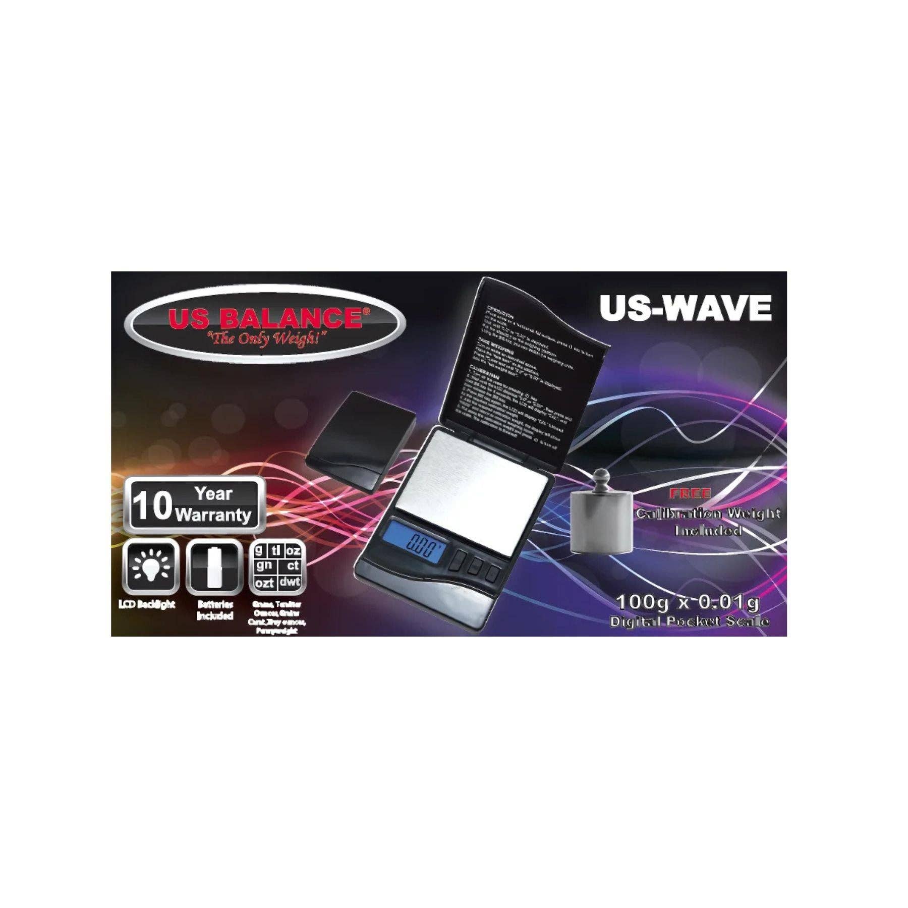 Up N Smoke - Wholesale Kitchen Tool/Gadget - US-WAVE 100g x 0.01g Pocket Scale1