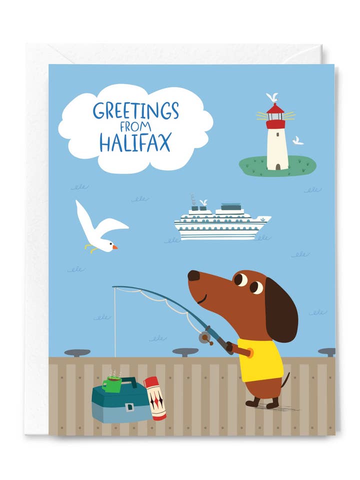 Salutations de Halifax pour la vente par Happy Just Happy
