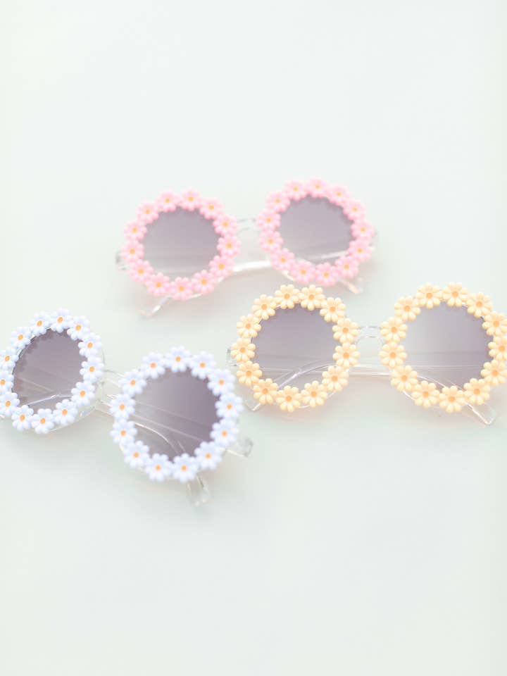Kids Toddler Mini Flower Sunglasses for wholesale by Space 46 Wholesale