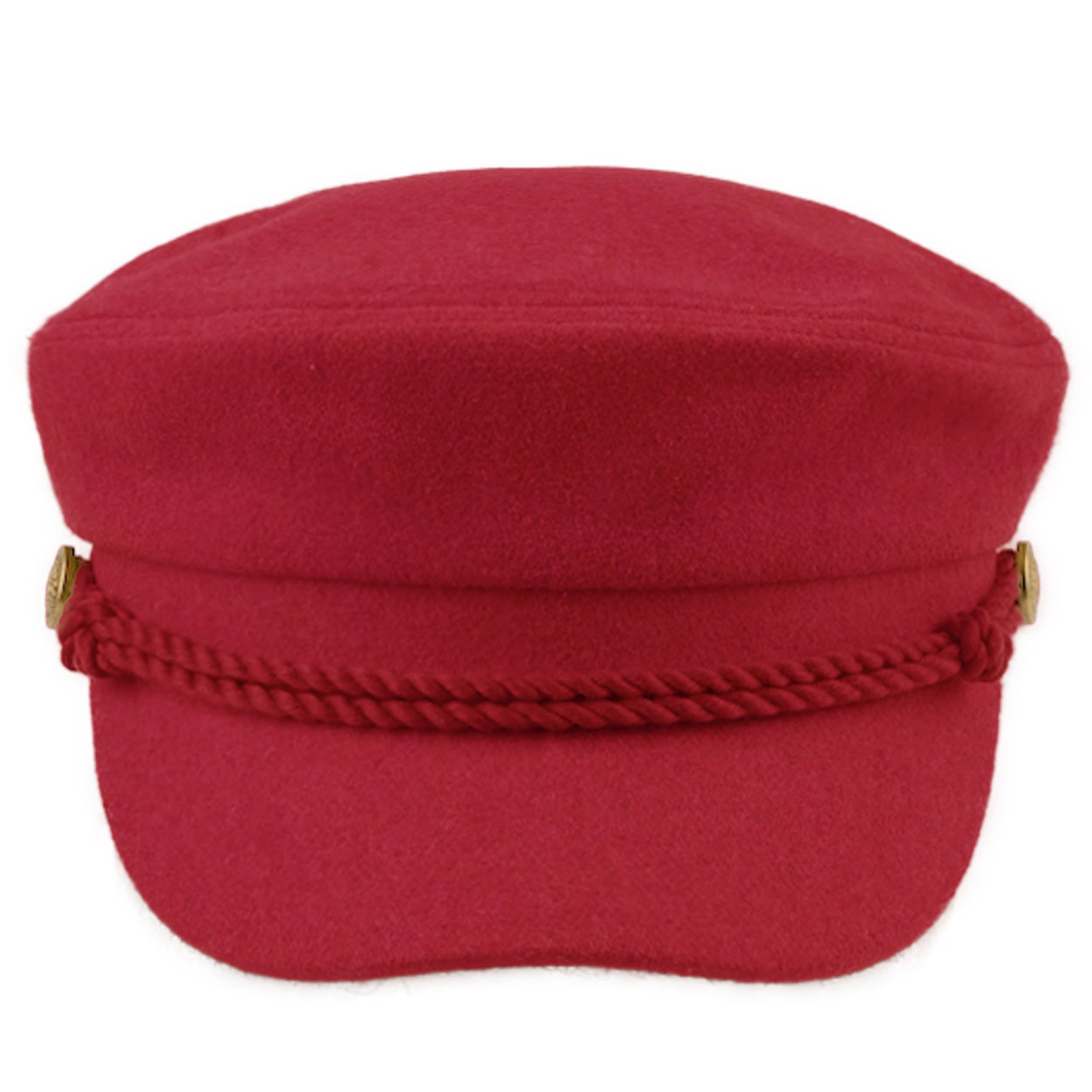 Hana - Wholesale Newsboy/Schoolboy Hat - Women's - C.C Rope with Button Deco Solid Fisherman's Cap4