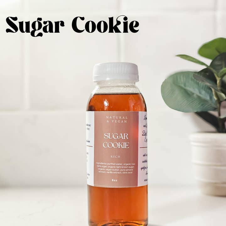 Handmade Sugar Cookie Coffee Syrup, Small Batch for wholesale by Lavender and Lenay