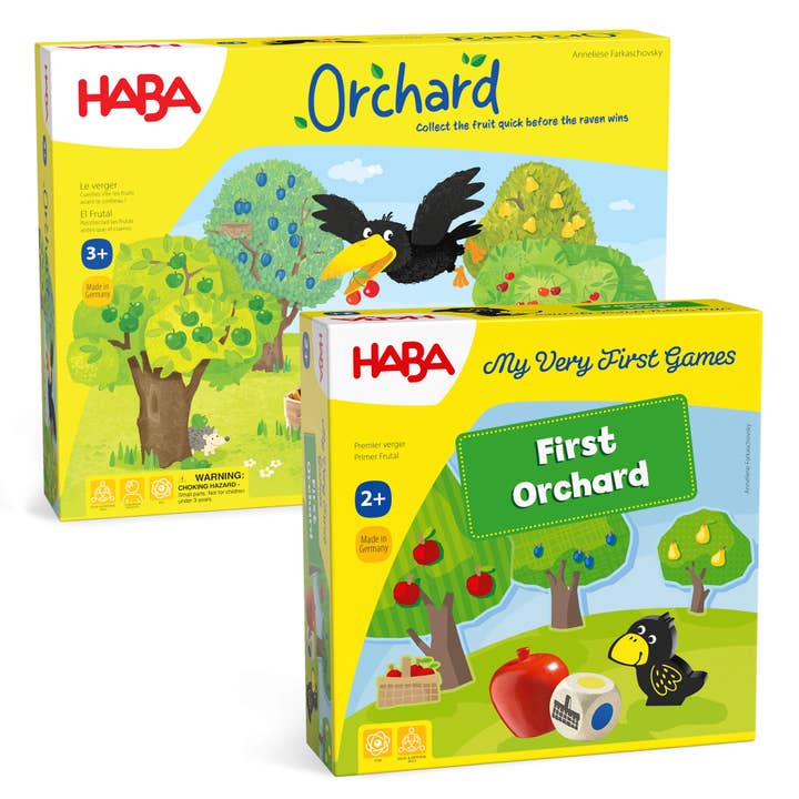 HABA USA - Vente Jeux de société - Ensemble de jeux Orchard