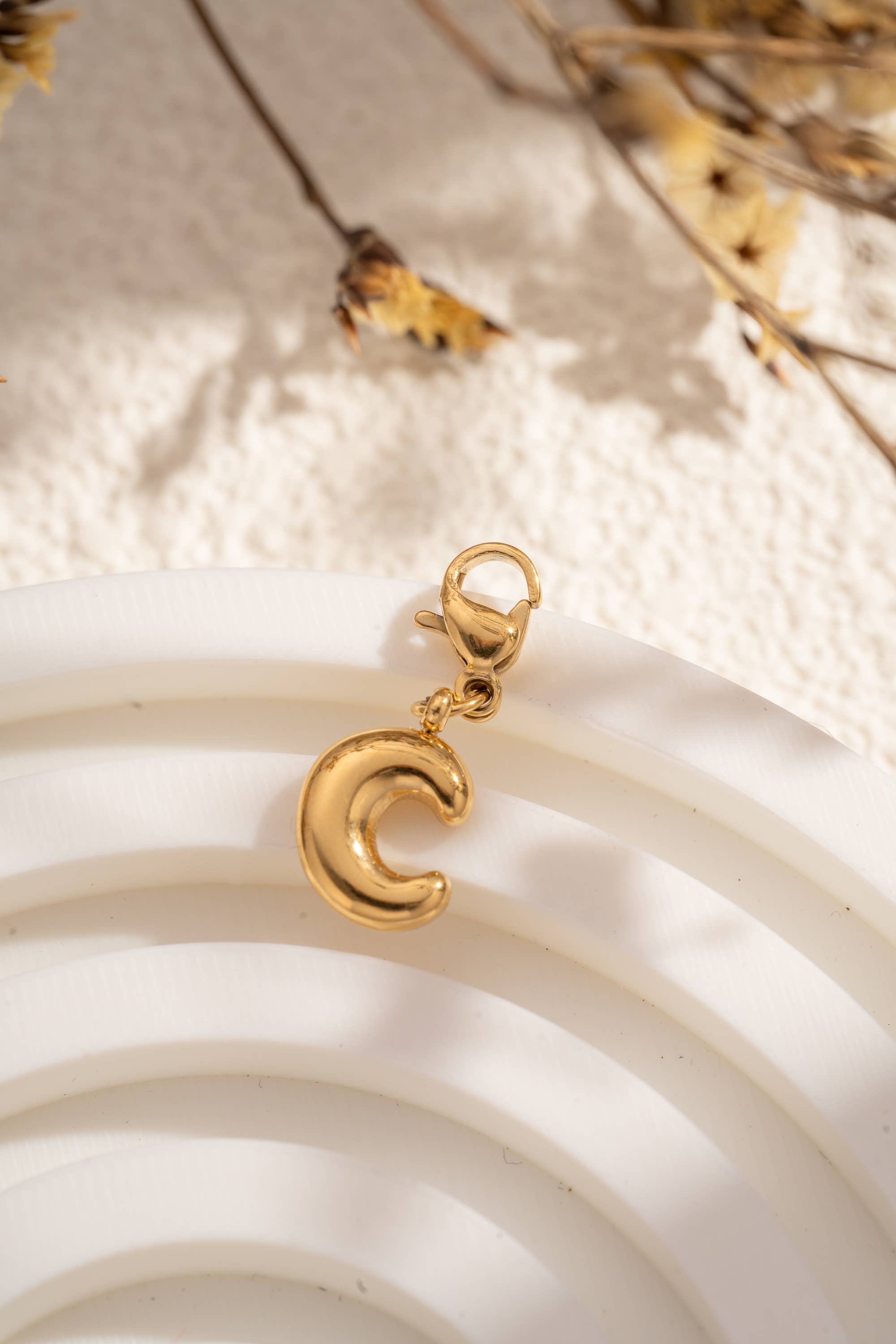 COSMOS - Vente Breloques/médailles personnalisées - Lot 26 Lettres Alphabet Acier Inoxydable Personnalisable6