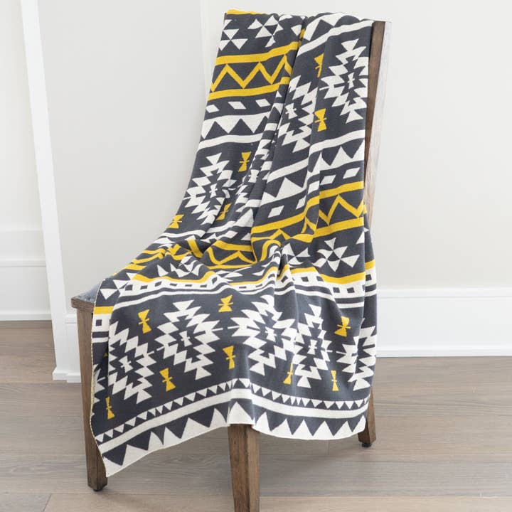 Manta decorativa de algodón reciclado EZ Home Skye de 50 x 60 pulgadas para venta al por mayor de Howard's