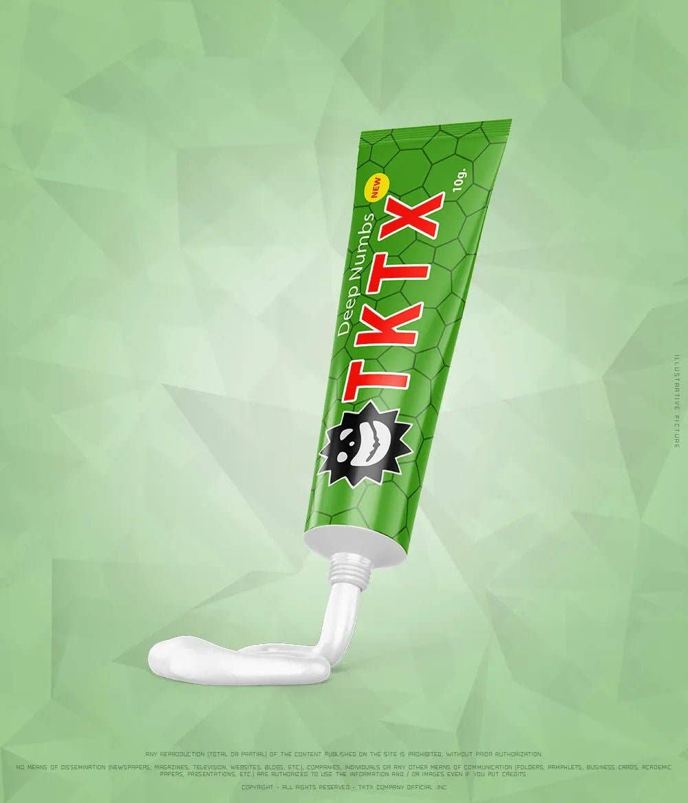 Green TKTX Tattoo Numbing Cream - 40% for wholesale by Green TKTX Numbing Cream