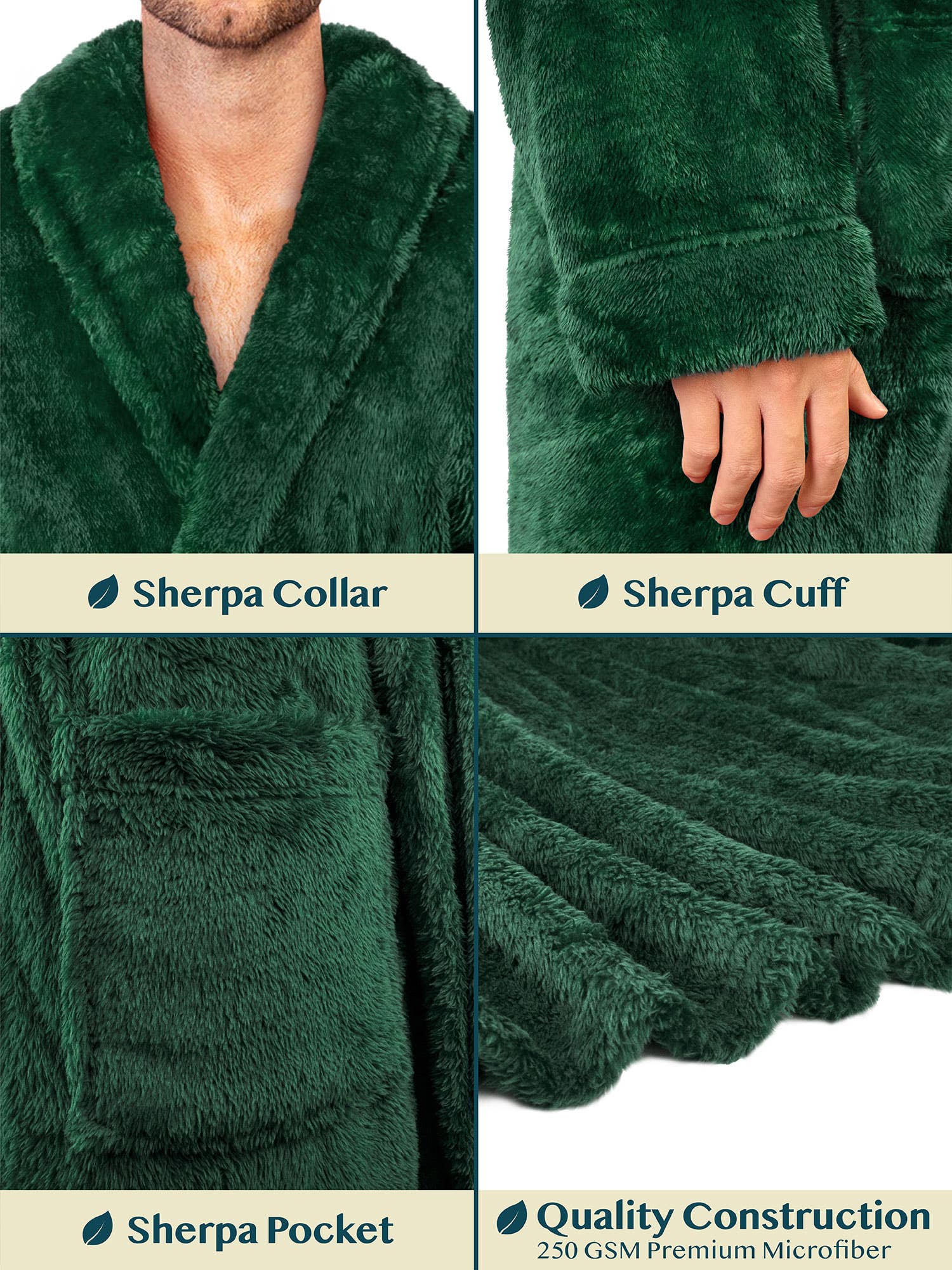 Pavilia - Wholesale Robe - Men's - Men's Sherpa Fluffy Robe42
