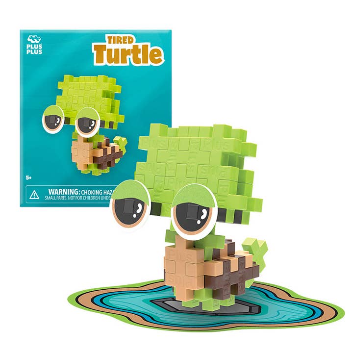 Pet Packet - Tired Turtle for wholesale by Plus-Plus USA