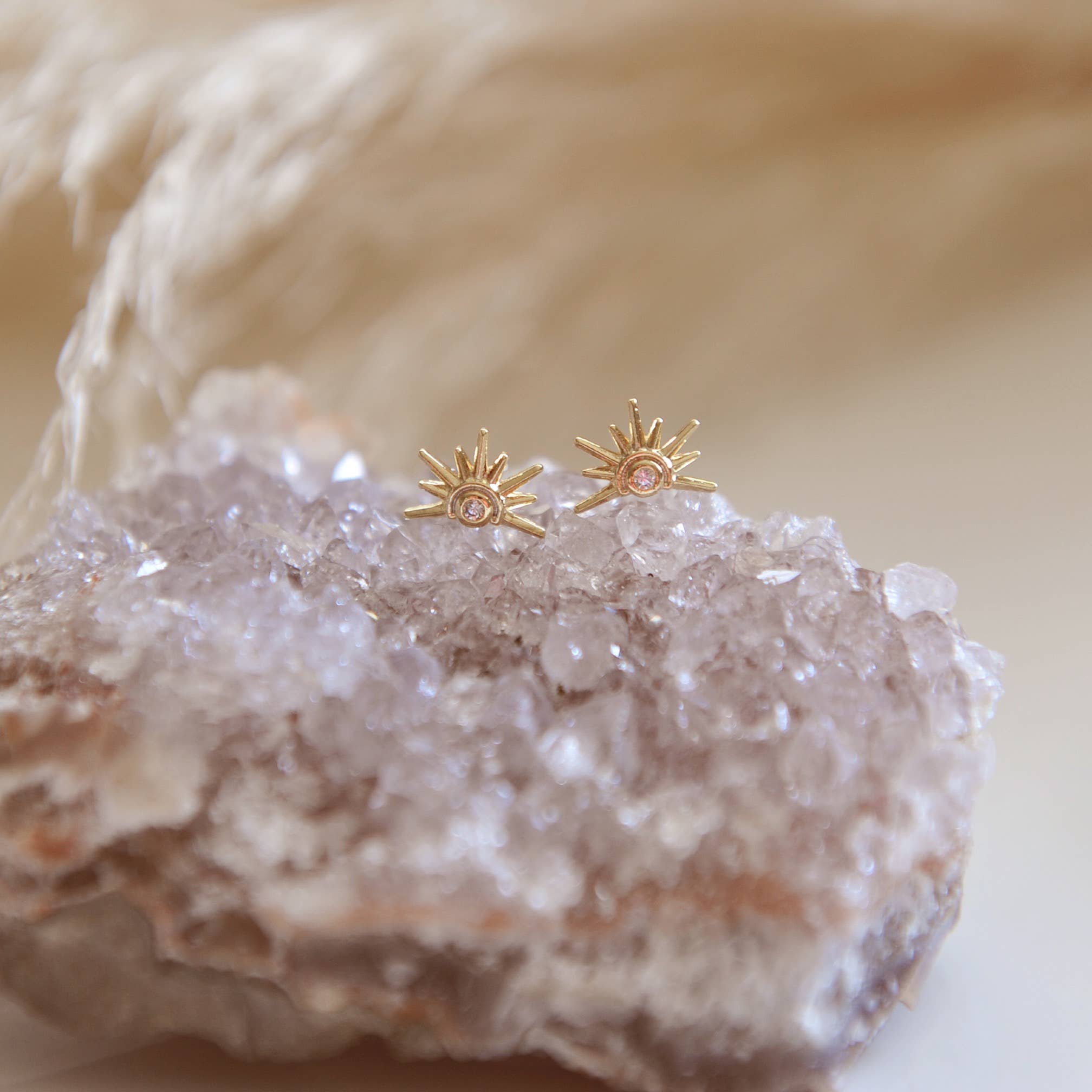 Oh So Lovely - Wholesale Stud/Post Earrings - Starburst Studs
