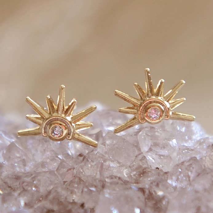 Oh So Lovely - Wholesale Stud/Post Earrings - Starburst Studs0