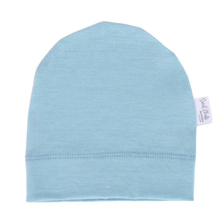 Berretto Merino per bambini | Sky Blue per la vendita all'ingrosso da parte di Sweet Cheeks Merino