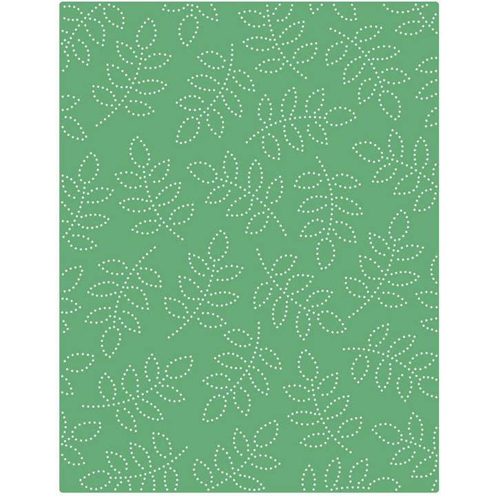 Placa de Cubierta Perforada Hojas de Primavera A2 - Honey Cuts - Troqueles Independientes para venta al por mayor de Honey Bee Stamps