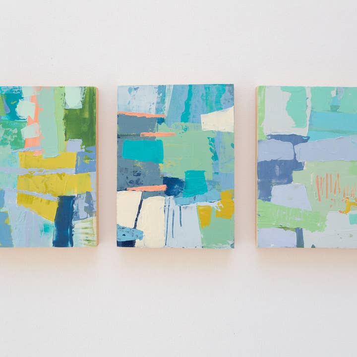 5 x 7 Abstracts on Wood Panel for wholesale by Lucy Reiser Fine Art