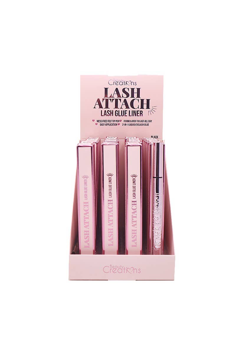 PINEAPPLE Beauty - Wholesale False/Fake Eyelashes - Beauty Creations LAP-B Lash Attach Glue Liner Black - 23pc5