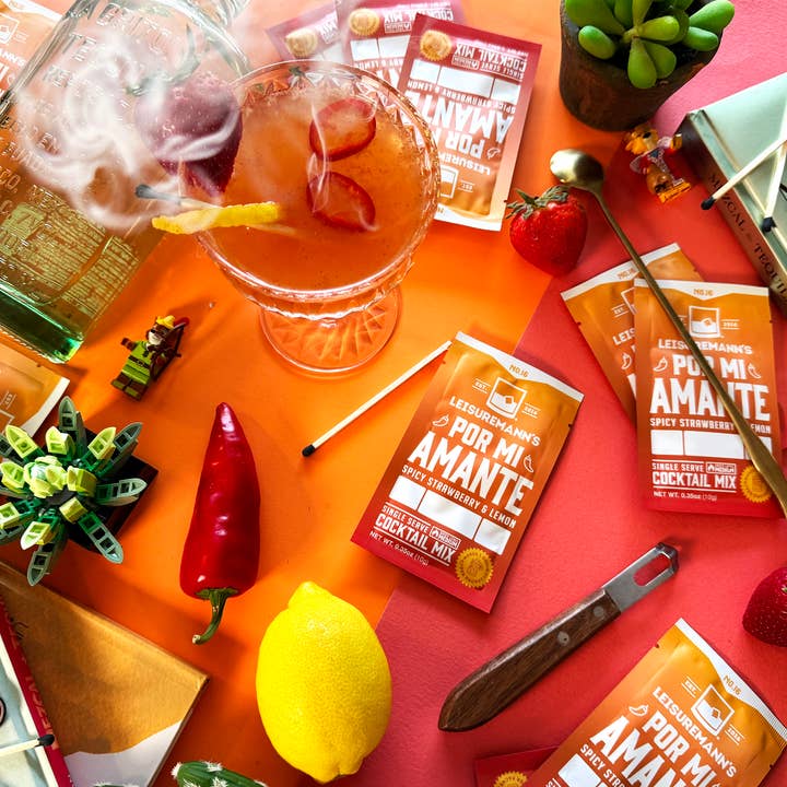 Leisuremann's Cocktail Mixes - Wholesale Cocktail Mix/Syrup - Por Mi Amante Single Serve Cocktail Mixer4