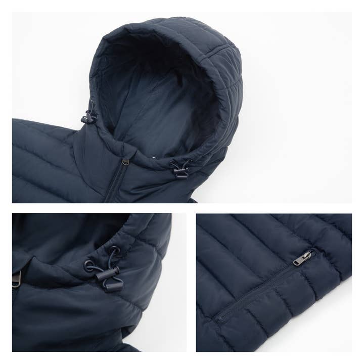 Rokka & Rolla - Wholesale Puffer Jacket - Men's - Men's Midweight Puffer Jacket Hooded Coat20