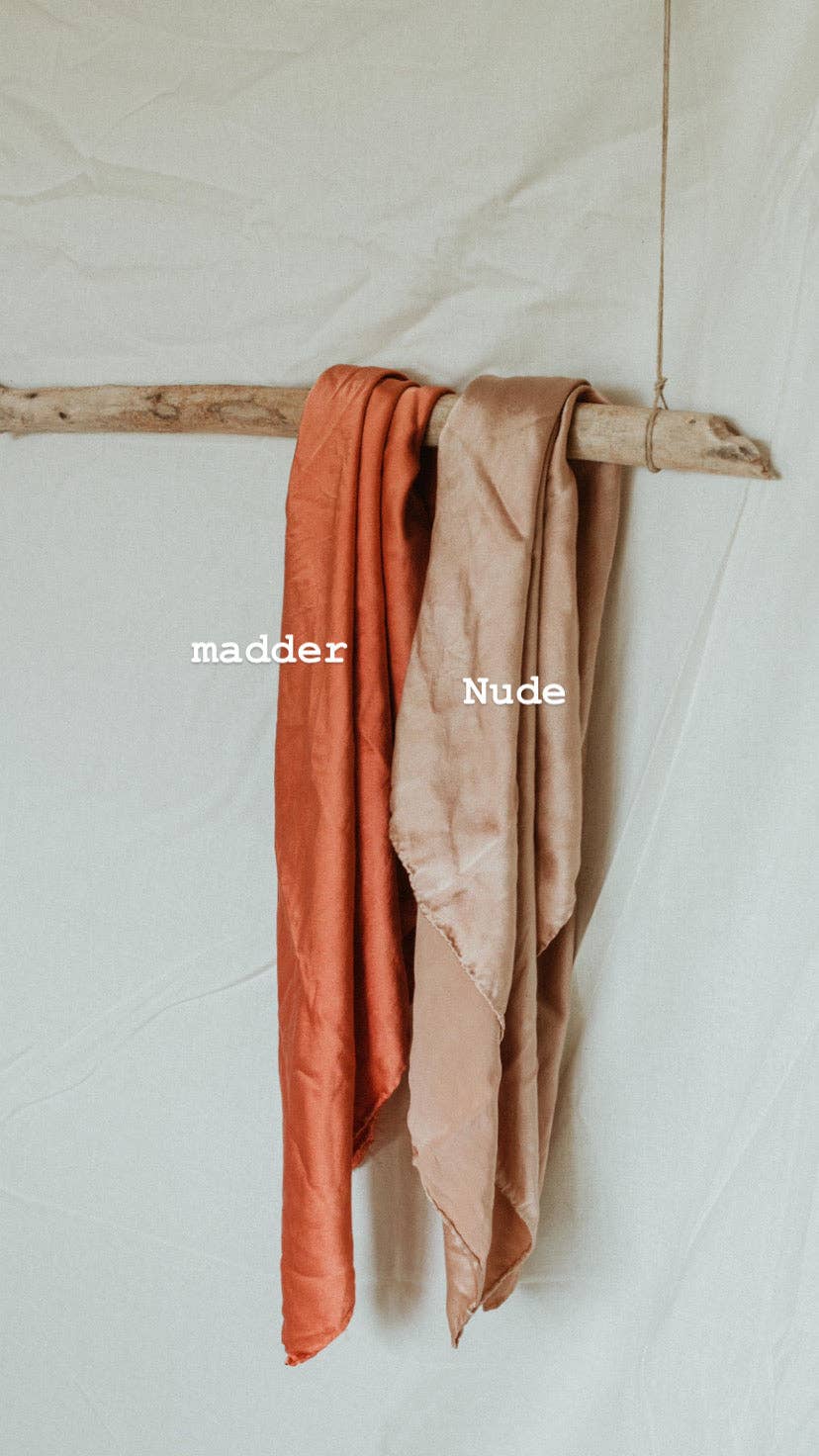 Eloise et moi - Wholesale Scarf - Women's - Naturally dyed charmeuse silk scarf13