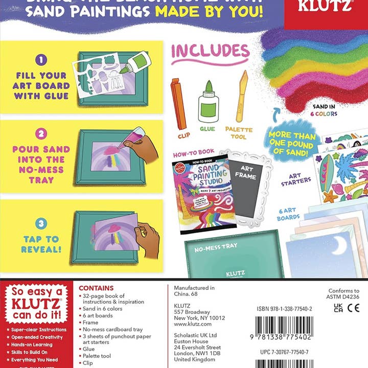 ADLE International - Wholesale DIY Craft Kit - Kids - Sand Painting Studio