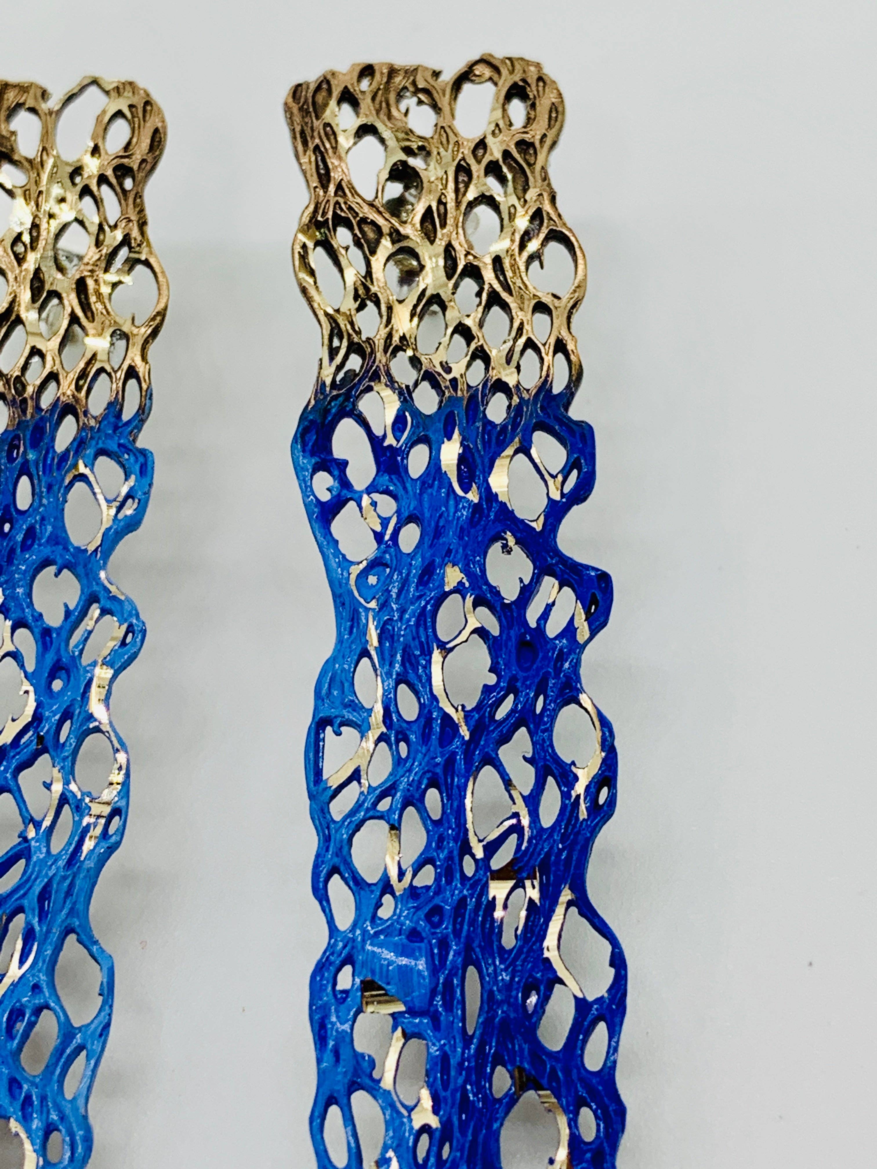 Maison Numero 12 - Vendita all'ingrosso Orecchini pendenti - Orecchini TRECY in bronzo e argento 9251