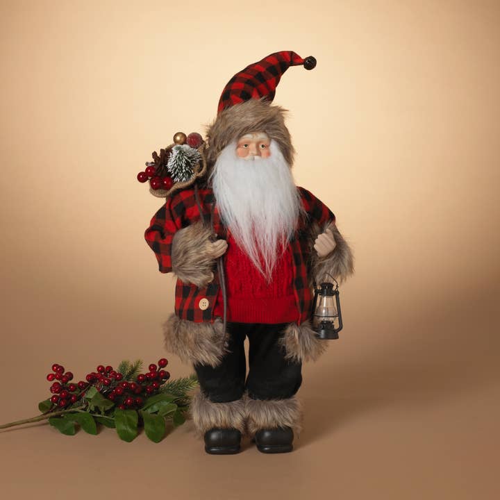 Promos 18"H B/O Polyester Holiday San for wholesale by The Gerson Companies