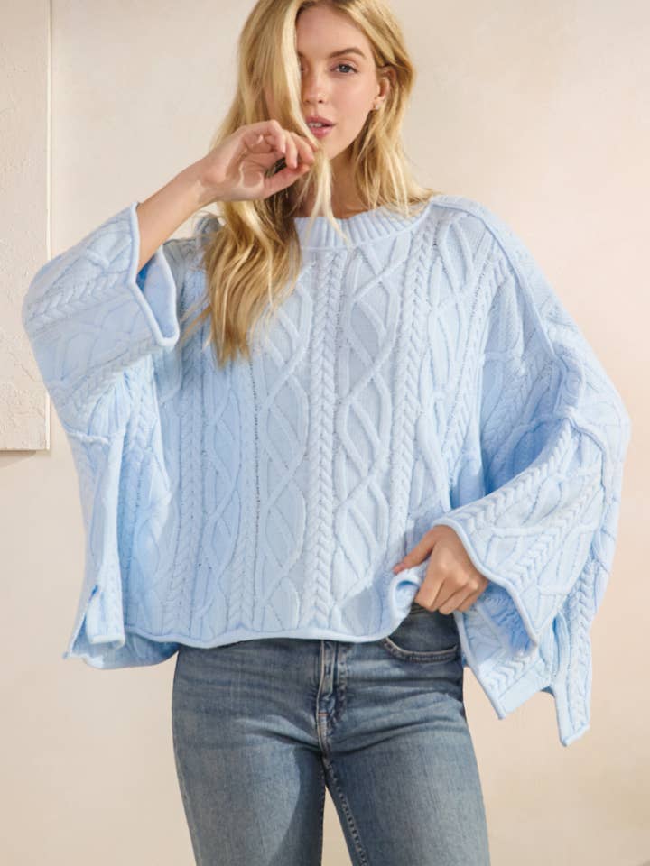 Tres Bien, Inc - Wholesale Knit Sweater - Women's - IT-10101- knitted sailors knot round neck sweater (SPRING) 70