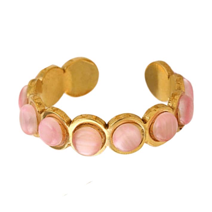 Gold Ring roxy pink for wholesale on Faire0