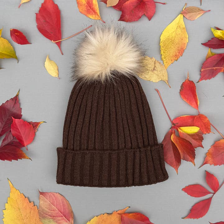 Himmelberg Baby - Wholesale Beanie - Unisex - Pom Pom Adult Beanie, Super Large Pom Poms, Bestseller