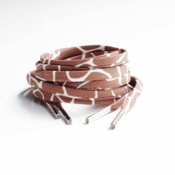 Cute Laces - Wholesale Shoelaces - Kids & Baby - Cute Laces - Giraffe Print Shoelaces for Adults and Kids