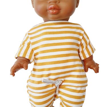 Yellow Sailor Jumpsuit for wholesale by Maman Poule et Papa Coq