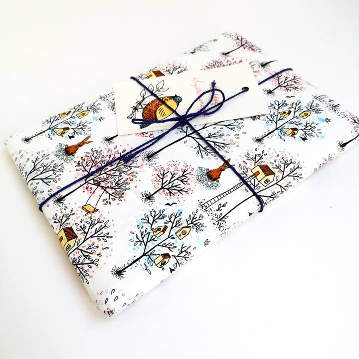 Mini Omslagspapper - Kanin I Skogen för wholesale av Papetri paperworks