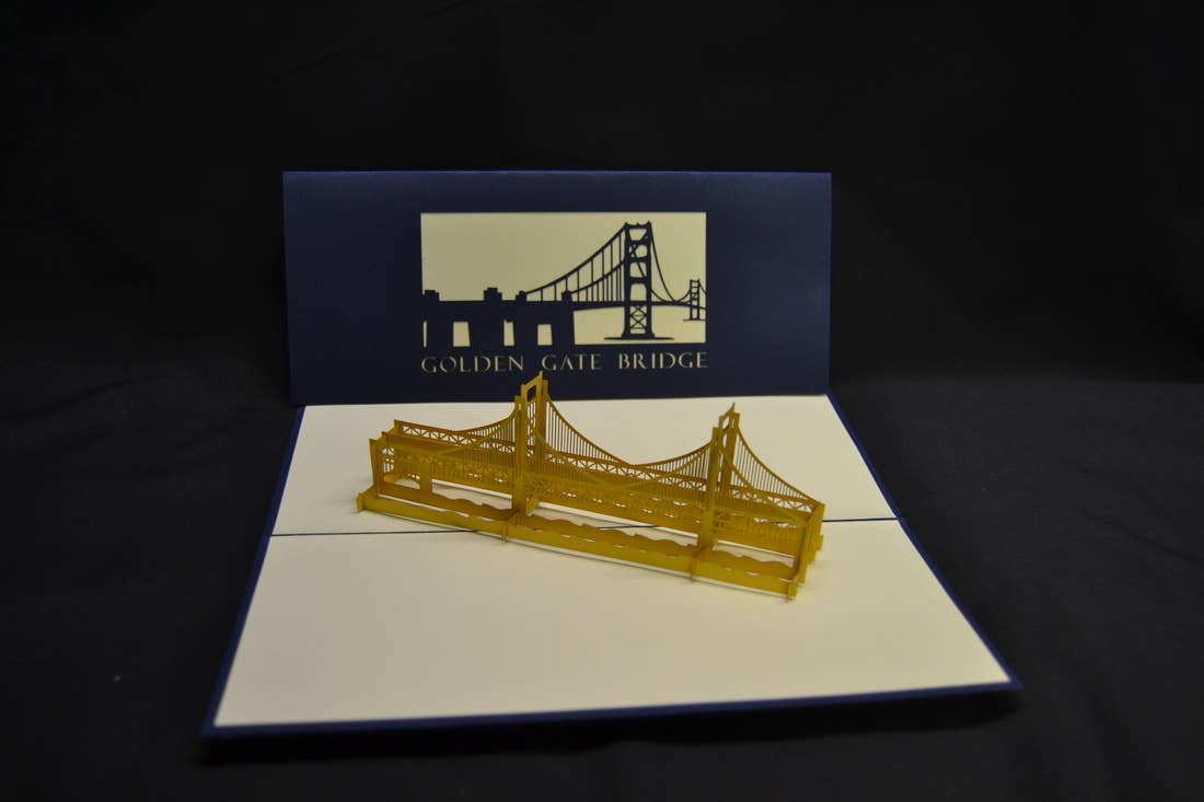 Poppin Cards and Gifts - Wholesale Everyday Greeting Card - Golden Gate Bridge0