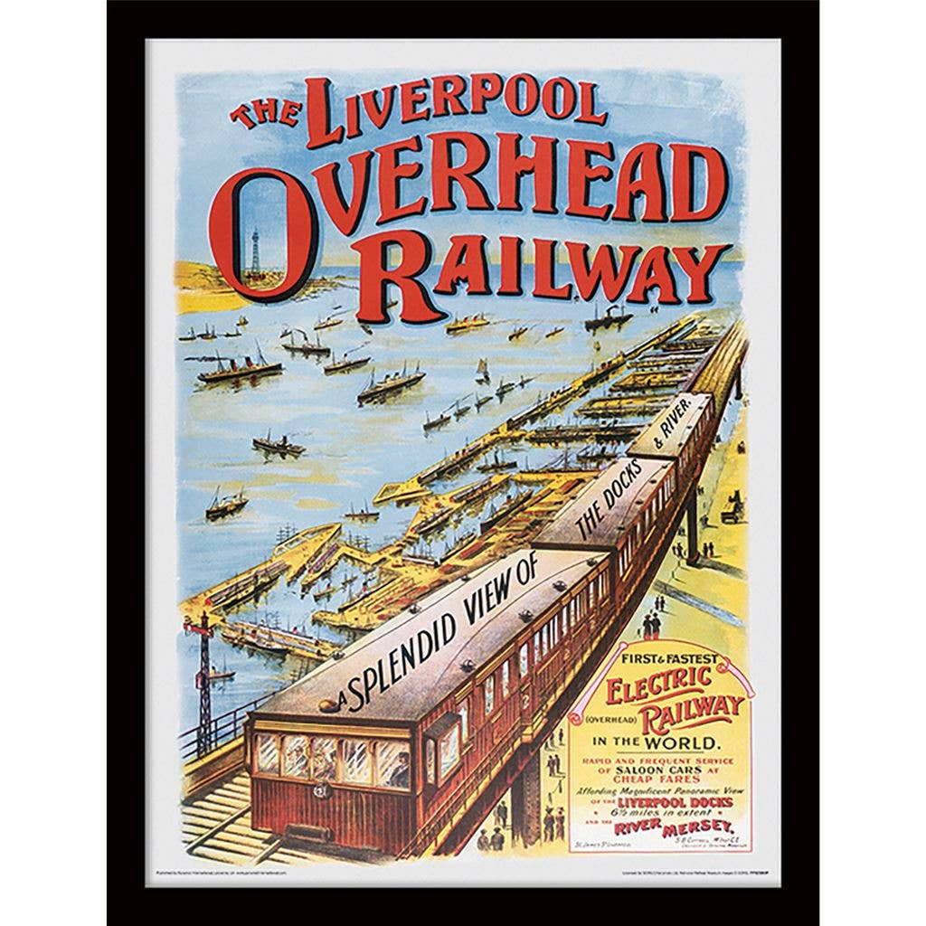 The Art Group – wholesale Art print – Liverpool (Overhead Railway 1910) Memorabilia0